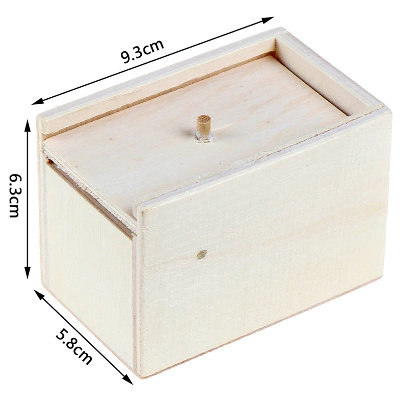 Small Prank Bauble April Fool's Day Spoof Funny Scare Wooden Box Spider Scary Girls Education Baby Toys
Small Prank Bauble April Fool's Day Spoof Funny Scare Wooden Box Spider Scary Girls Education Baby Toys