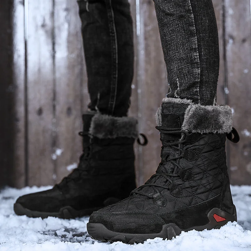 Men Snow Boots Winter Warm Ankle Boots Shoes Man High Quality Booties Male Sneakers Shoes Zapatillas Hombre Botas Plus Size 47 
Men Snow Boots Winter Warm Ankle Boots Shoes Man High Quality Booties Male Sneakers Shoes Zapatillas Hombre Botas Plus Size 47