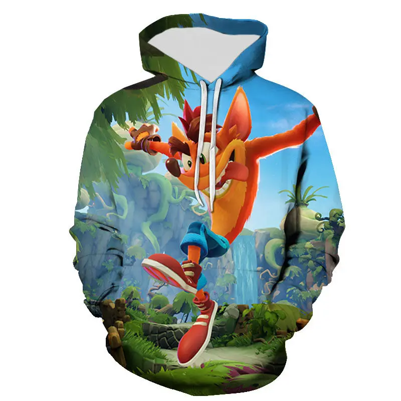 3D Printed New Sweatshirts Cool Crash Bandicoot Men Women Children Hoodies Pullover Fashion Boy Girl Kids Streetwear Tops
3D Printed New Sweatshirts Cool Crash Bandicoot Men Women Children Hoodies Pullover Fashion Boy Girl Kids Streetwear Tops