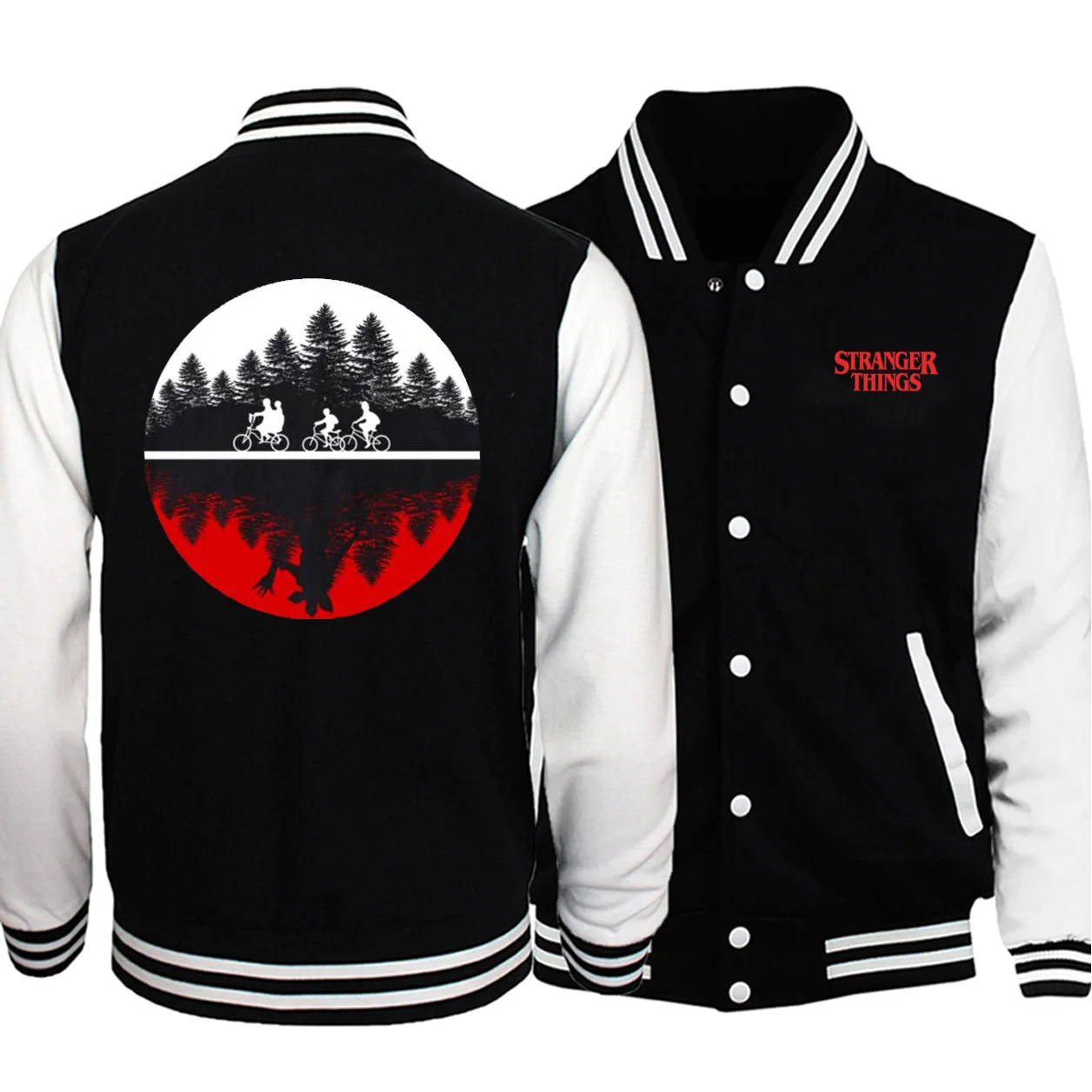 2019 Hot Sale Winter Men Jackets Hooded Baseball Stranger Things Retro Printed Hoodies Hip Hop Streetwear Bomber Jacket Mans
2019 Hot Sale Winter Men Jackets Hooded Baseball Stranger Things Retro Printed Hoodies Hip Hop Streetwear Bomber Jacket Mans