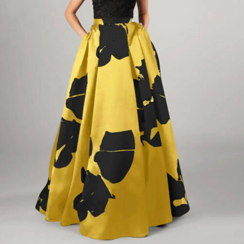 High Waist Flower Printed Women Skirt Bohemian Elastic Waist Floor-Length Long Skirt Streetwear
High Waist Flower Printed Women Skirt Bohemian Elastic Waist Floor-Length Long Skirt Streetwear