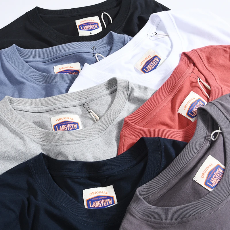 Long Sleeve 100% Cotton T shirt For Men Solid Spring Casual Mens T-shirts High Quality Male Tops Classic Clothes Men's T-shirts
Long Sleeve 100% Cotton T shirt For Men Solid Spring Casual Mens T-shirts High Quality Male Tops Classic Clothes Men's T-shirts