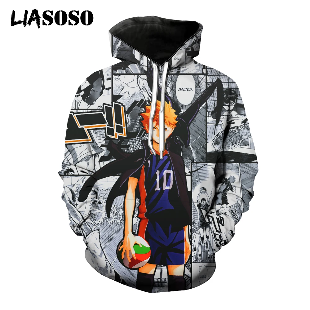 LIASOSO Japanese Anime Haikyuu Hoodies Men Funny Karasuno Fly High Graphic Streetwear Winter Fashion Unisex Sweatshirts Male
LIASOSO Japanese Anime Haikyuu Hoodies Men Funny Karasuno Fly High Graphic Streetwear Winter Fashion Unisex Sweatshirts Male