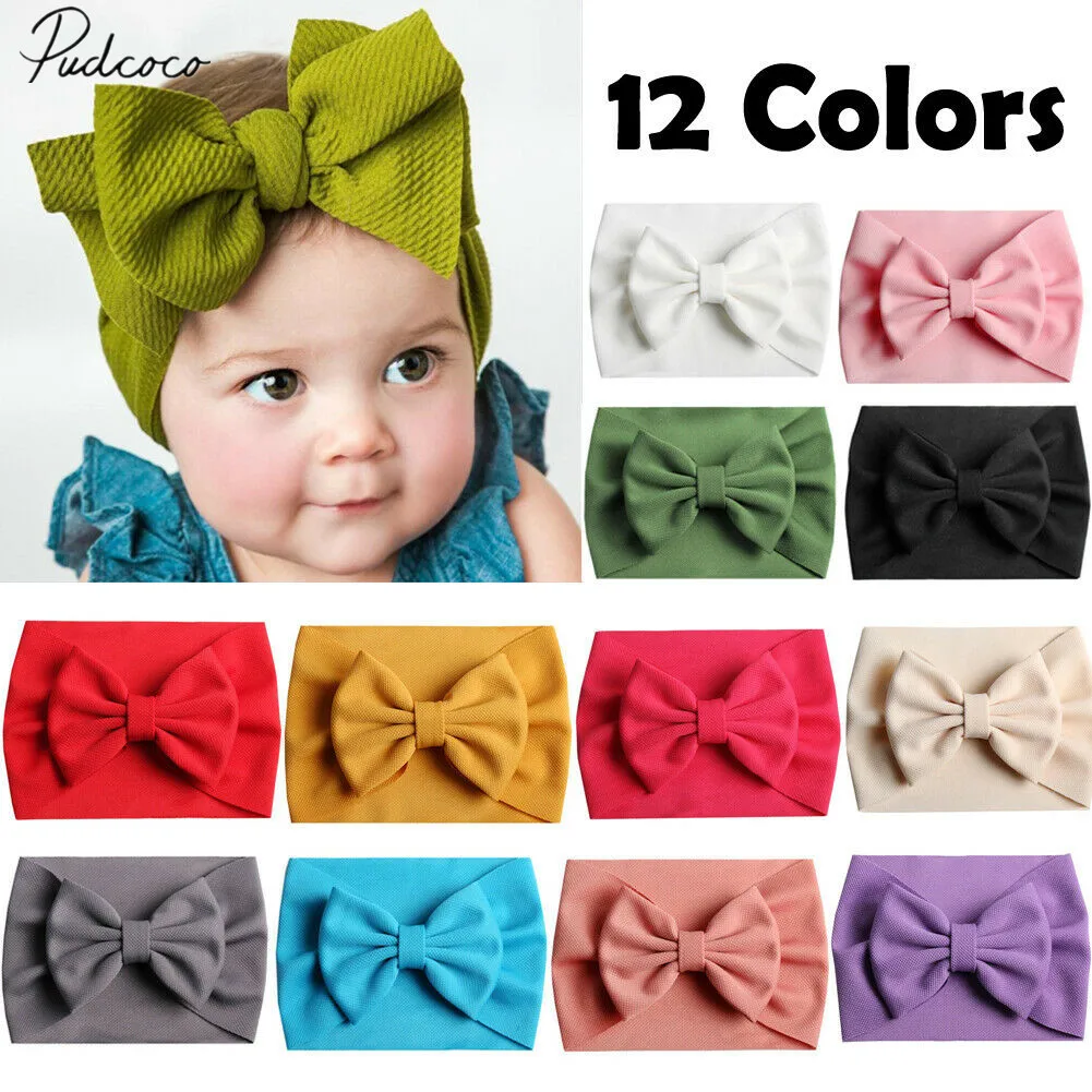 Kids Baby Girls Bow Hairband Headband Stretch Turban Knot Solid Candy Color Head Wrap
Kids Baby Girls Bow Hairband Headband Stretch Turban Knot Solid Candy Color Head Wrap