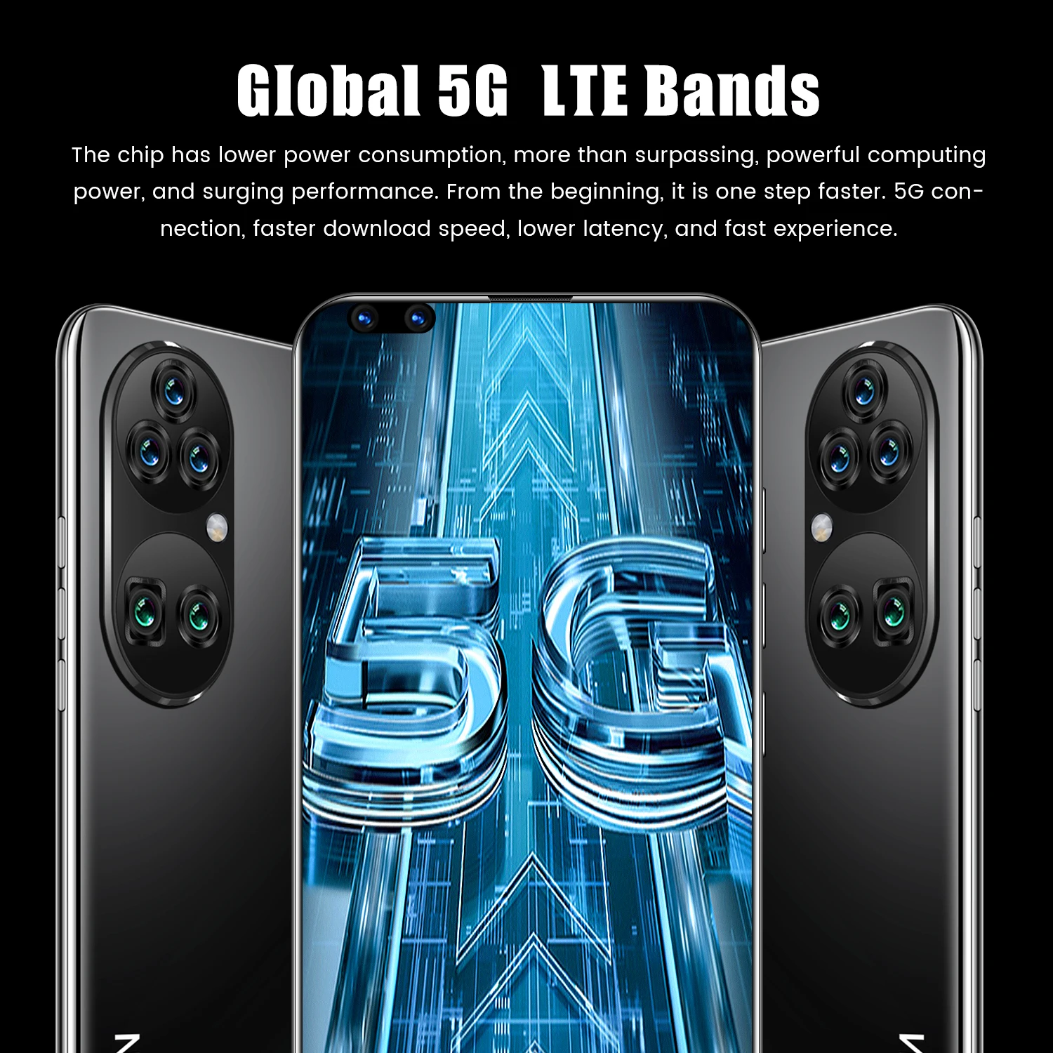 New Smartphone 7.8 Inch P60 Pro Cell Phone 16GB+512GB 40MB+48MB5600mAh 5G Network Mobile Phone Android 11 Fast Shipping
New Smartphone 7.8 Inch P60 Pro Cell Phone 16GB+512GB 40MB+48MB5600mAh 5G Network Mobile Phone Android 11 Fast Shipping