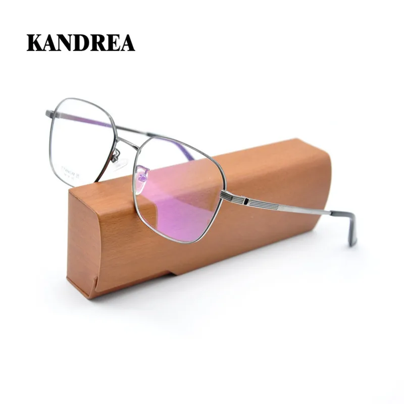 KANDREA DESIGN Men Classic Square Titanium Glasses Frame Luxury Unisex Clear Lens Eyeglasses Optical Prescription Women Eyewear
KANDREA DESIGN Men Classic Square Titanium Glasses Frame Luxury Unisex Clear Lens Eyeglasses Optical Prescription Women Eyewear