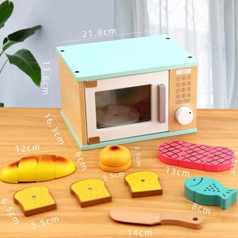 Wooden Toy Kid Mini Cute Microwave Oven Pretend Role Play Toys Educational For Children Playing Kitchen Toy Gift
Wooden Toy Kid Mini Cute Microwave Oven Pretend Role Play Toys Educational For Children Playing Kitchen Toy Gift