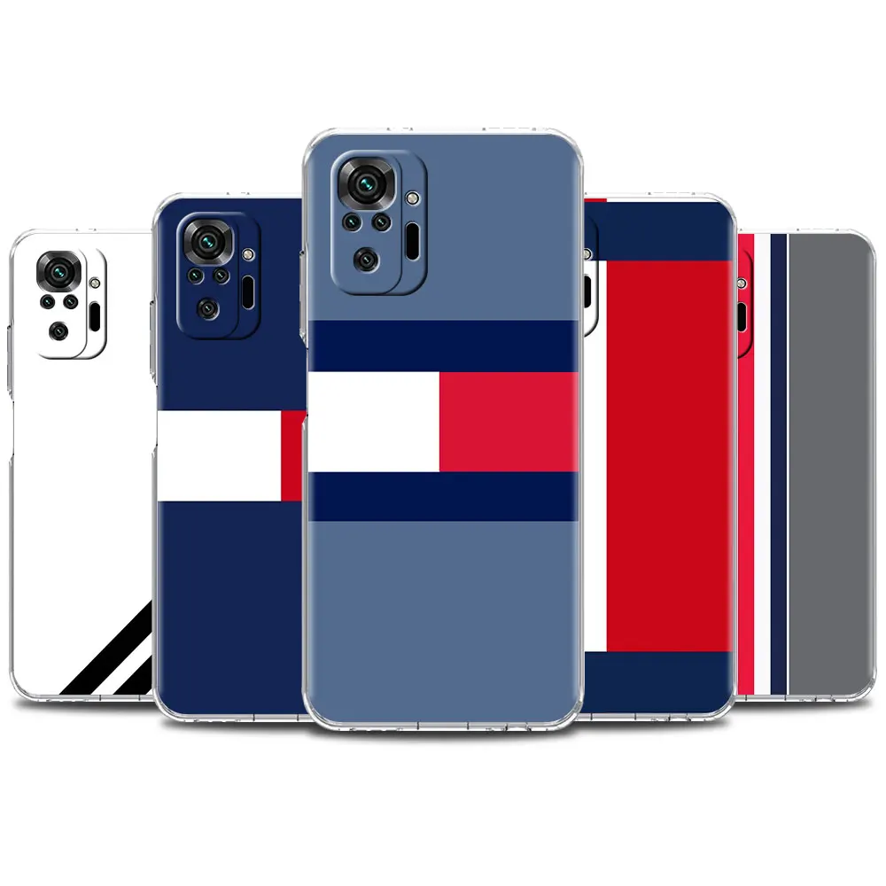 Luxury Brand Stripe Claer TPU Phone Case For Xiaomi Redmi Note 10 Pro 9S 9 4G 9T 9A 9C 8 8T 8A 7 7A K40 K30 Pro Cover Coque Bag
Luxury Brand Stripe Claer TPU Phone Case For Xiaomi Redmi Note 10 Pro 9S 9 4G 9T 9A 9C 8 8T 8A 7 7A K40 K30 Pro Cover Coque Bag