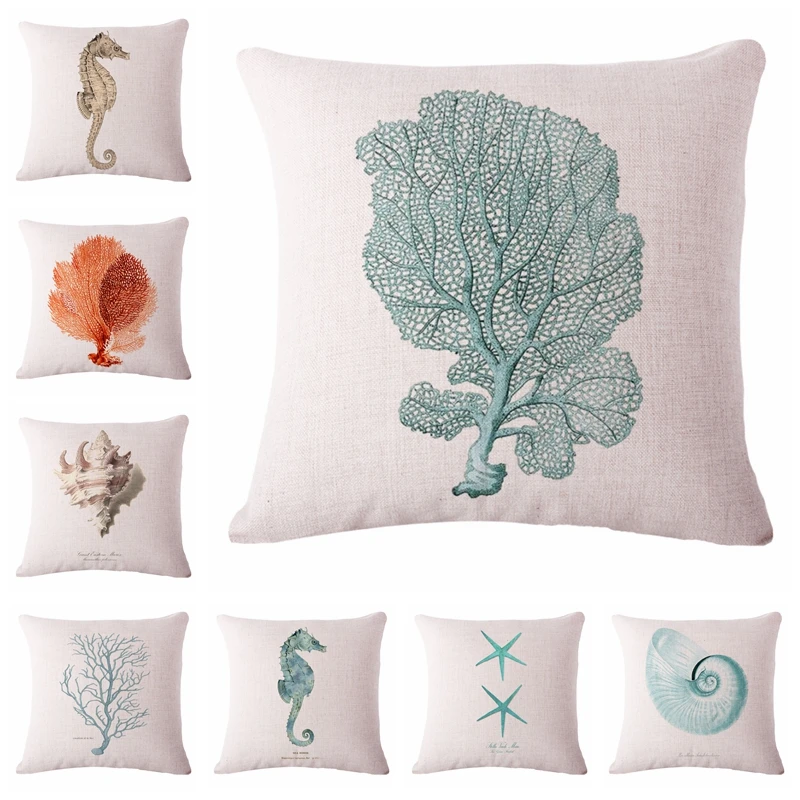 Watercolor Sea World Cushion Cover Print Linen Affection Sofa Seat Family Home Decorative Throw Pillow Case Housse De Coussin
Watercolor Sea World Cushion Cover Print Linen Affection Sofa Seat Family Home Decorative Throw Pillow Case Housse De Coussin