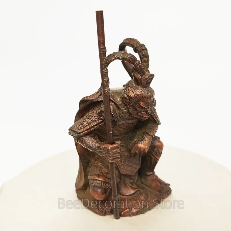 Monkey King Brass Statue Antique Tradition Chinese Crafts Creative Figurines For Home Desktop Ornaments Decoration Gifts
Monkey King Brass Statue Antique Tradition Chinese Crafts Creative Figurines For Home Desktop Ornaments Decoration Gifts