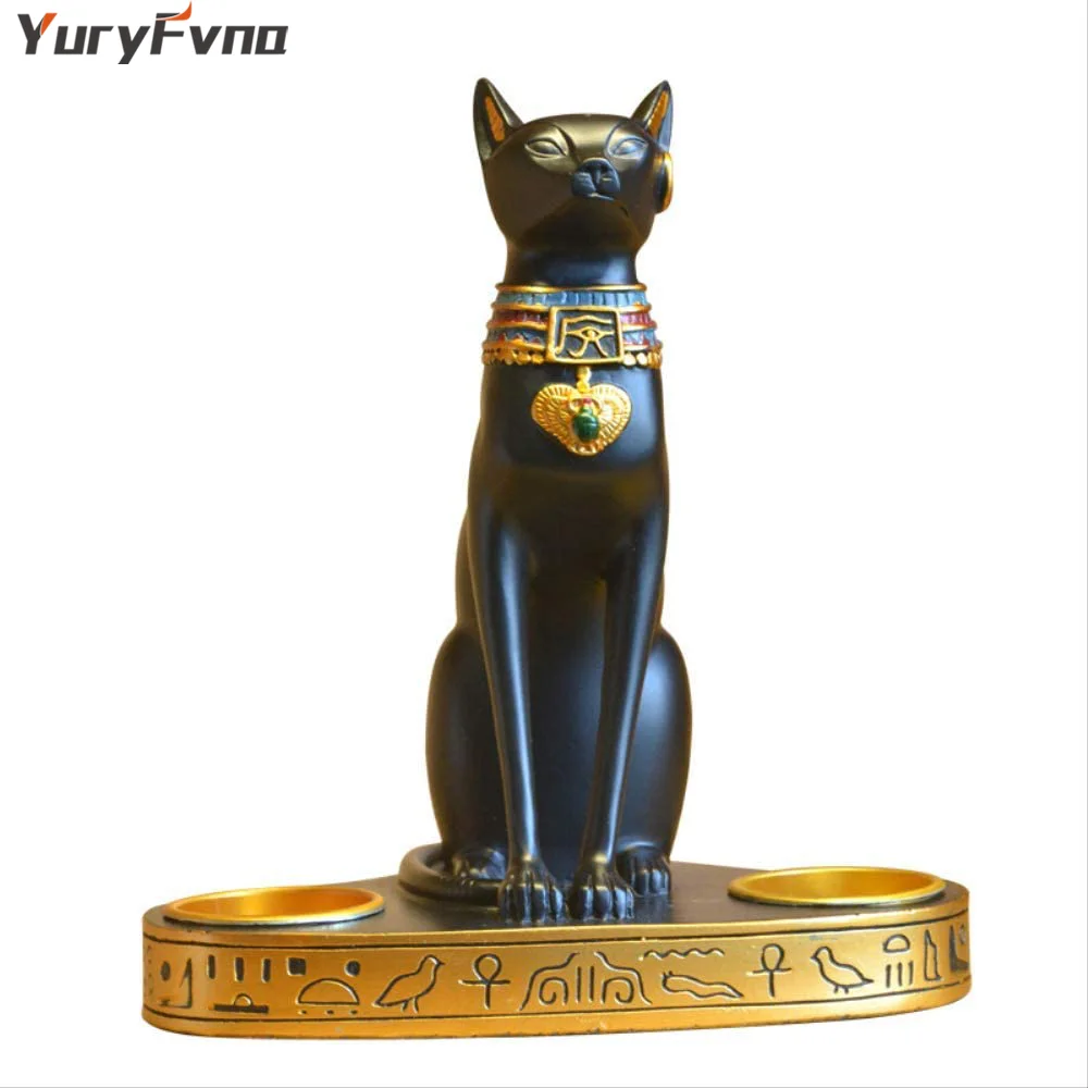 YuryFvna Egyptian cat candlestick resin statue statue decoration retro cat goddess statue home office garden decoration gift
YuryFvna Egyptian cat candlestick resin statue statue decoration retro cat goddess statue home office garden decoration gift