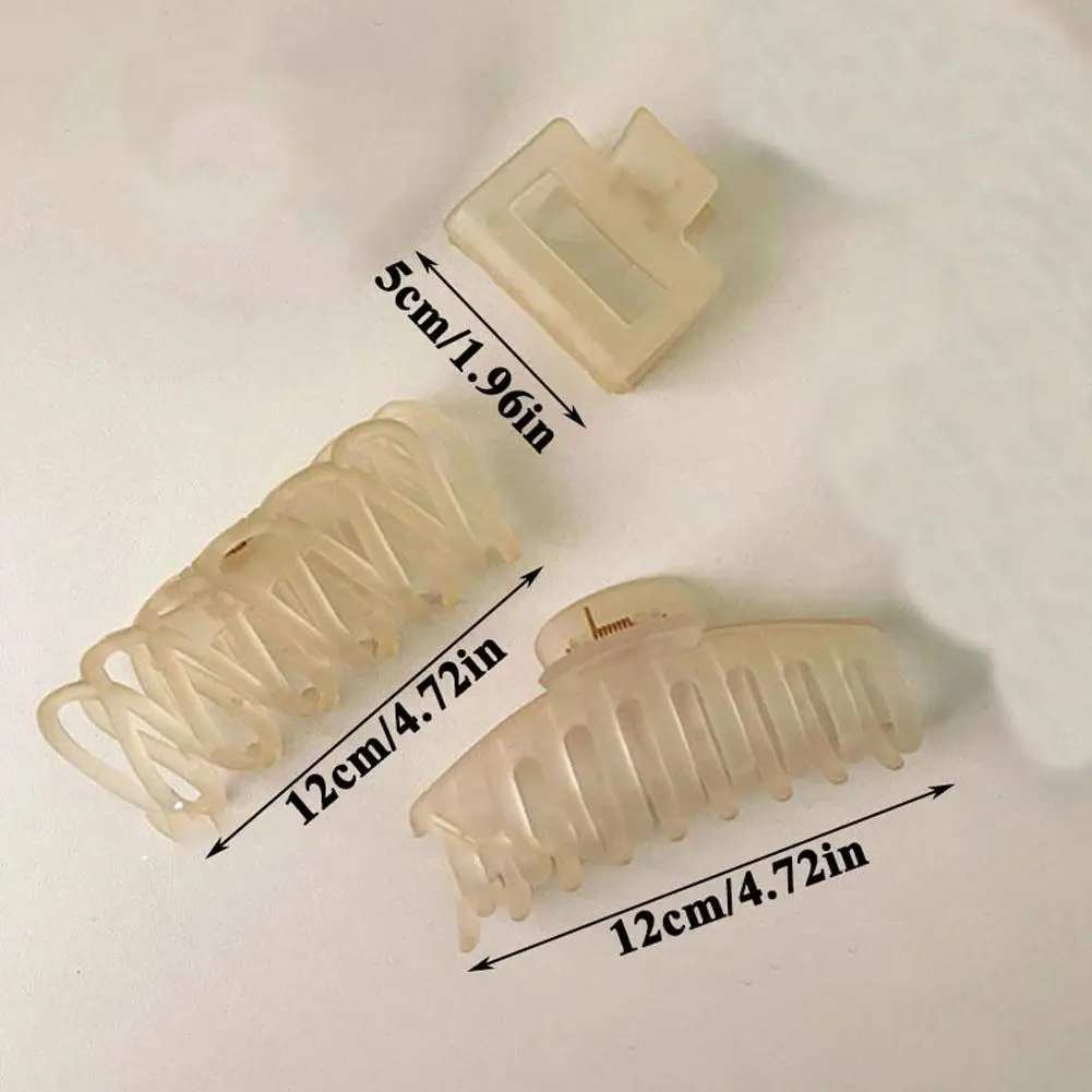 New Fashion 1pc Acrylic INS Korean Textured Hair Claws Clamps Transparent Hairpins Hair Crab Accessories For Women Resin Y1A3
New Fashion 1pc Acrylic INS Korean Textured Hair Claws Clamps Transparent Hairpins Hair Crab Accessories For Women Resin Y1A3