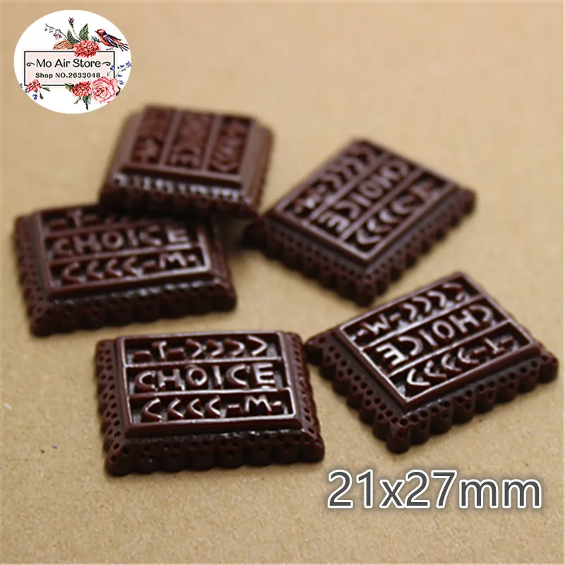 10PCS Chocolate cookies Resin Flat back Cabochon Miniature food Art Supply Decoration Charm Craft DIY Accessories
10PCS Chocolate cookies Resin Flat back Cabochon Miniature food Art Supply Decoration Charm Craft DIY Accessories