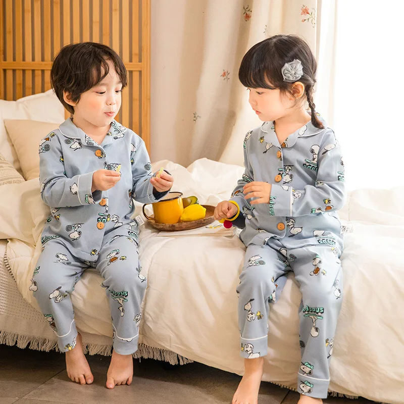 2021 Blue Children Pajamas Set Kids Baby Girl Boys Cartoon Casual Clothing Costume Long Sleeve Children Sleepwear Pajamas Sets
2021 Blue Children Pajamas Set Kids Baby Girl Boys Cartoon Casual Clothing Costume Long Sleeve Children Sleepwear Pajamas Sets