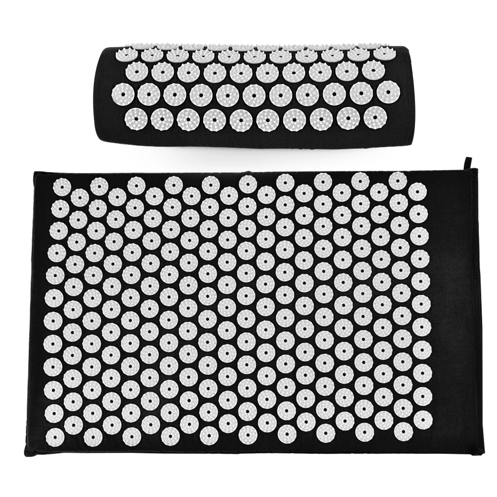 Acupressure Massager Cushion Massage Yoga Mat Relieve Body Stress Back Pain Spike Mat Yoga Mat with Pillow
Acupressure Massager Cushion Massage Yoga Mat Relieve Body Stress Back Pain Spike Mat Yoga Mat with Pillow