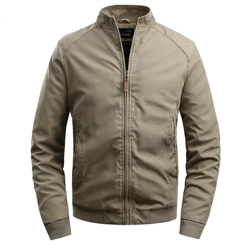 2020 Autumn Winter Men's plus cotton Jacket Casual Fashion Stand Collar Motorcycle Jacket Men Slim High Quality simple fit Coats
2020 Autumn Winter Men's plus cotton Jacket Casual Fashion Stand Collar Motorcycle Jacket Men Slim High Quality simple fit Coats
