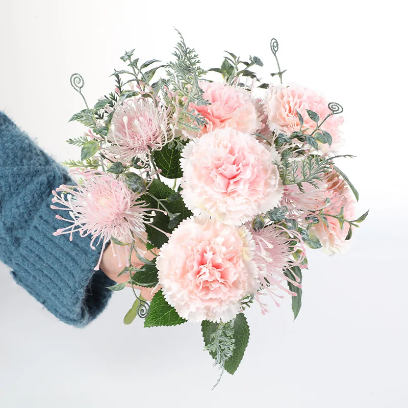 1Pcs Simulation 10 Head Carnation Bouquet Mother's Day Gift Artificial Flowers Carnations Home Decoration Accessories Floral
1Pcs Simulation 10 Head Carnation Bouquet Mother's Day Gift Artificial Flowers Carnations Home Decoration Accessories Floral