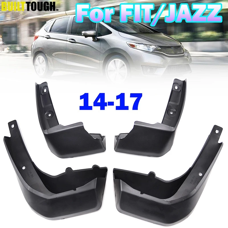 Брызговики передние и задние для Honda Fit Jazz MK3 2014 2016 2017|rear mud flap|mud flapssplash guard |