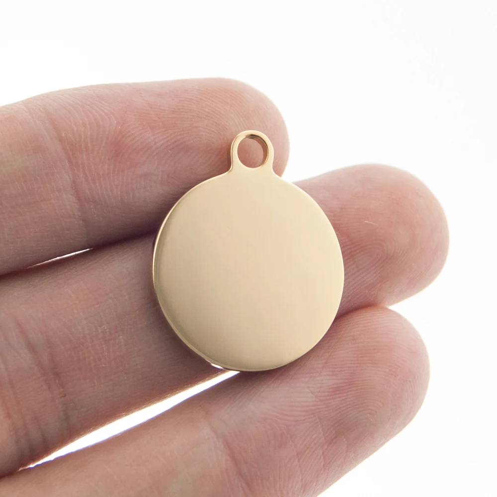 100% Stainless Steel Blank Circle Tag Charm For Engrave Metal Round Dog Tags Mirror Polished Wholesale 50pcs
100% Stainless Steel Blank Circle Tag Charm For Engrave Metal Round Dog Tags Mirror Polished Wholesale 50pcs