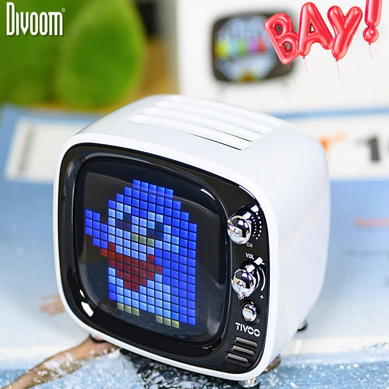 Bluetooth Speaker Tivoo Portable Smart Clock Alarm Pixel Art DIY by App LED Light Sign in Decoration Unique Gift
Bluetooth Speaker Tivoo Portable Smart Clock Alarm Pixel Art DIY by App LED Light Sign in Decoration Unique Gift
