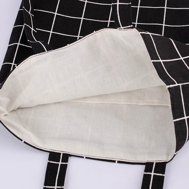 Canvas Tote Bag Casual Beach HandBag Eco Shopping Bag Daily Use Foldable Canvas Shoulder Bag Plaid Canvas Tote
Canvas Tote Bag Casual Beach HandBag Eco Shopping Bag Daily Use Foldable Canvas Shoulder Bag Plaid Canvas Tote