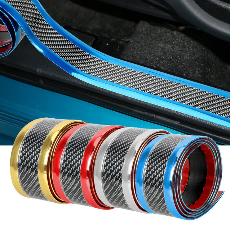 Car Stickers Car Sill Protection Door Protector Scratch Proof Sticker Strip Fiber Rubber Fashion Cool Protective Car Styling
Car Stickers Car Sill Protection Door Protector Scratch Proof Sticker Strip Fiber Rubber Fashion Cool Protective Car Styling