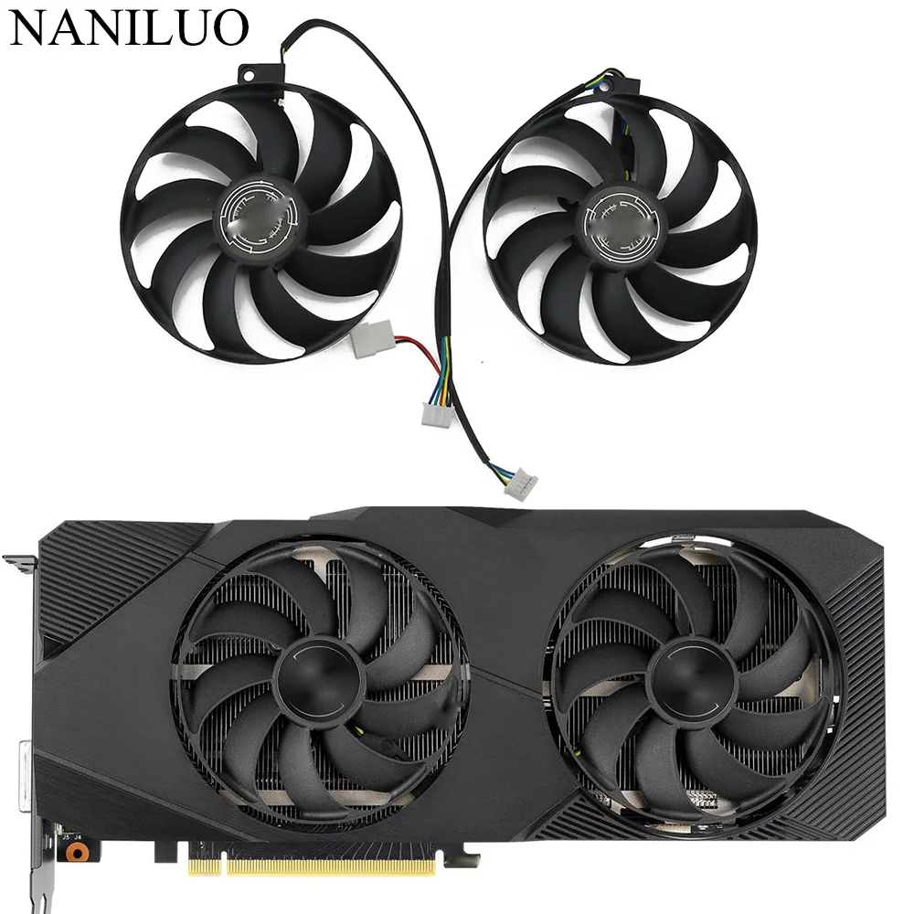 T129215SU видеокарта охлаждающий вентилятор для ASUS RTX 2060 супер 2070 2080 двойной EVO