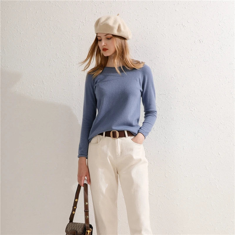 Spring Autumn Pure Woolen Sweater Women's Worsted Cashmere Knit Sweater Slim Curling Collar All-Match Pullover Bottoming Shirt
Spring Autumn Pure Woolen Sweater Women's Worsted Cashmere Knit Sweater Slim Curling Collar All-Match Pullover Bottoming Shirt
