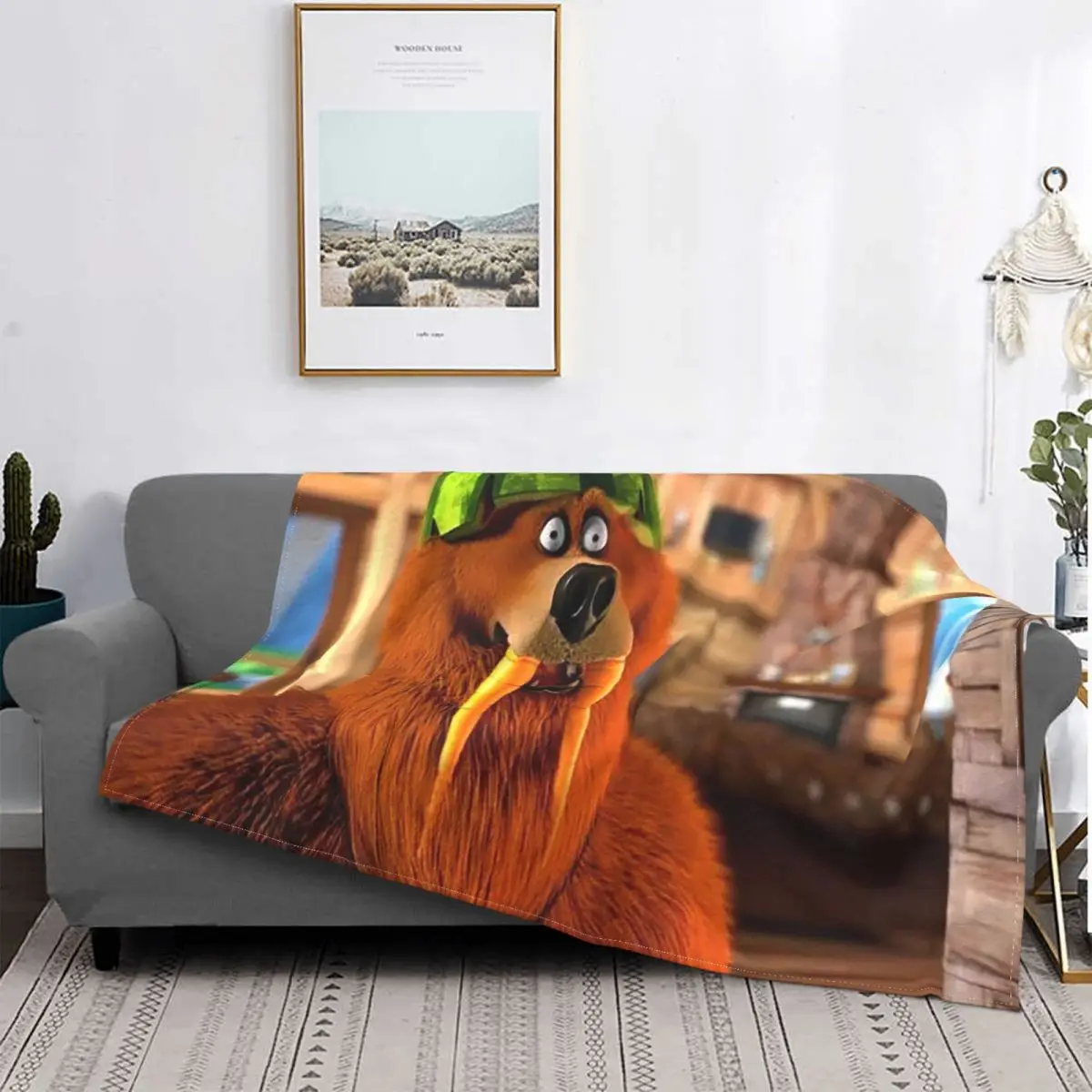 Grizzy And The Lemmings Blanket Flannel Spring/Autumn Bear Cartoon Breathable Ultra-Soft Throw Blankets for Bed Outdoor Quilt
Grizzy And The Lemmings Blanket Flannel Spring/Autumn Bear Cartoon Breathable Ultra-Soft Throw Blankets for Bed Outdoor Quilt