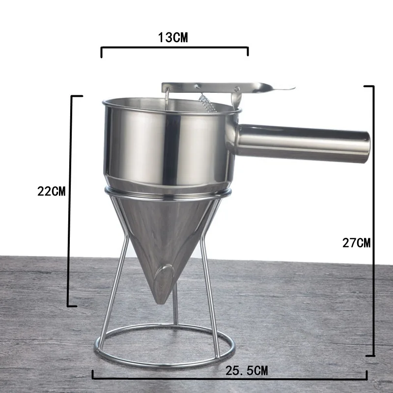 Funnel Rack Anti Rust Stainless Steel Fish Ball Making Home Kitchen Tools INTE99
Funnel Rack Anti Rust Stainless Steel Fish Ball Making Home Kitchen Tools INTE99