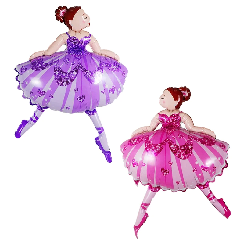 Фото 50 шт./лот 104*66 см блестящие с рисунком балерины для девочек - купить