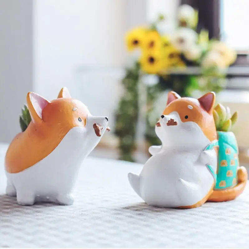 Lovely Flowerpots Akita Husky Dachshund Planters Succulent Pot Dog Flower Pot Home Office Decoration Indoor Planter
Lovely Flowerpots Akita Husky Dachshund Planters Succulent Pot Dog Flower Pot Home Office Decoration Indoor Planter