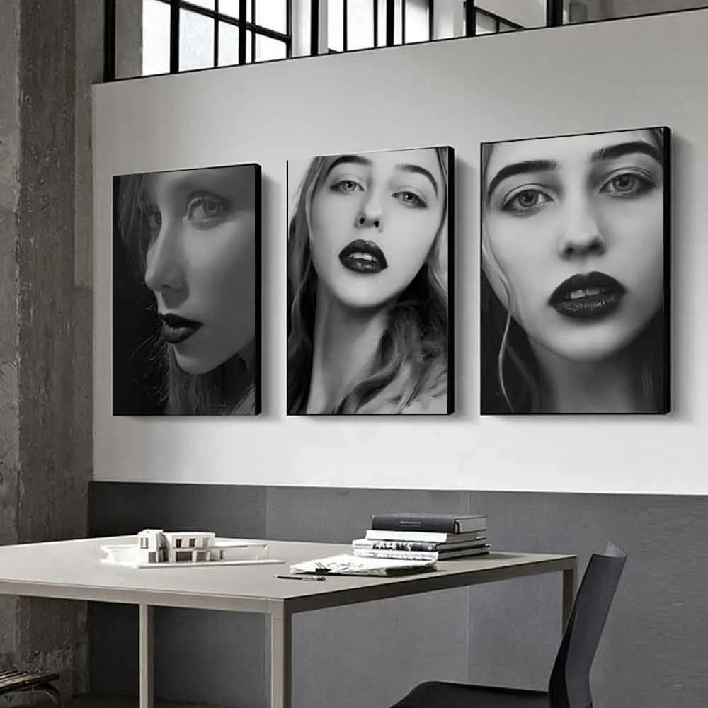 Woman Figure Poster Black and White Canvas Painting Portrait Modern Fashion Wall Art Prints Modern Home Room Decor Frameless
Woman Figure Poster Black and White Canvas Painting Portrait Modern Fashion Wall Art Prints Modern Home Room Decor Frameless