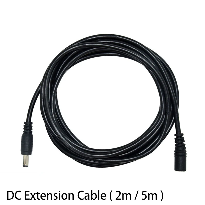 Female to Male Plug CCTV DC Power Cable Extension Cord Adapter 12V Power Cords 5.5mmx2.1mm For Camera Power Extension Cord 2m/5m
Female to Male Plug CCTV DC Power Cable Extension Cord Adapter 12V Power Cords 5.5mmx2.1mm For Camera Power Extension Cord 2m/5m