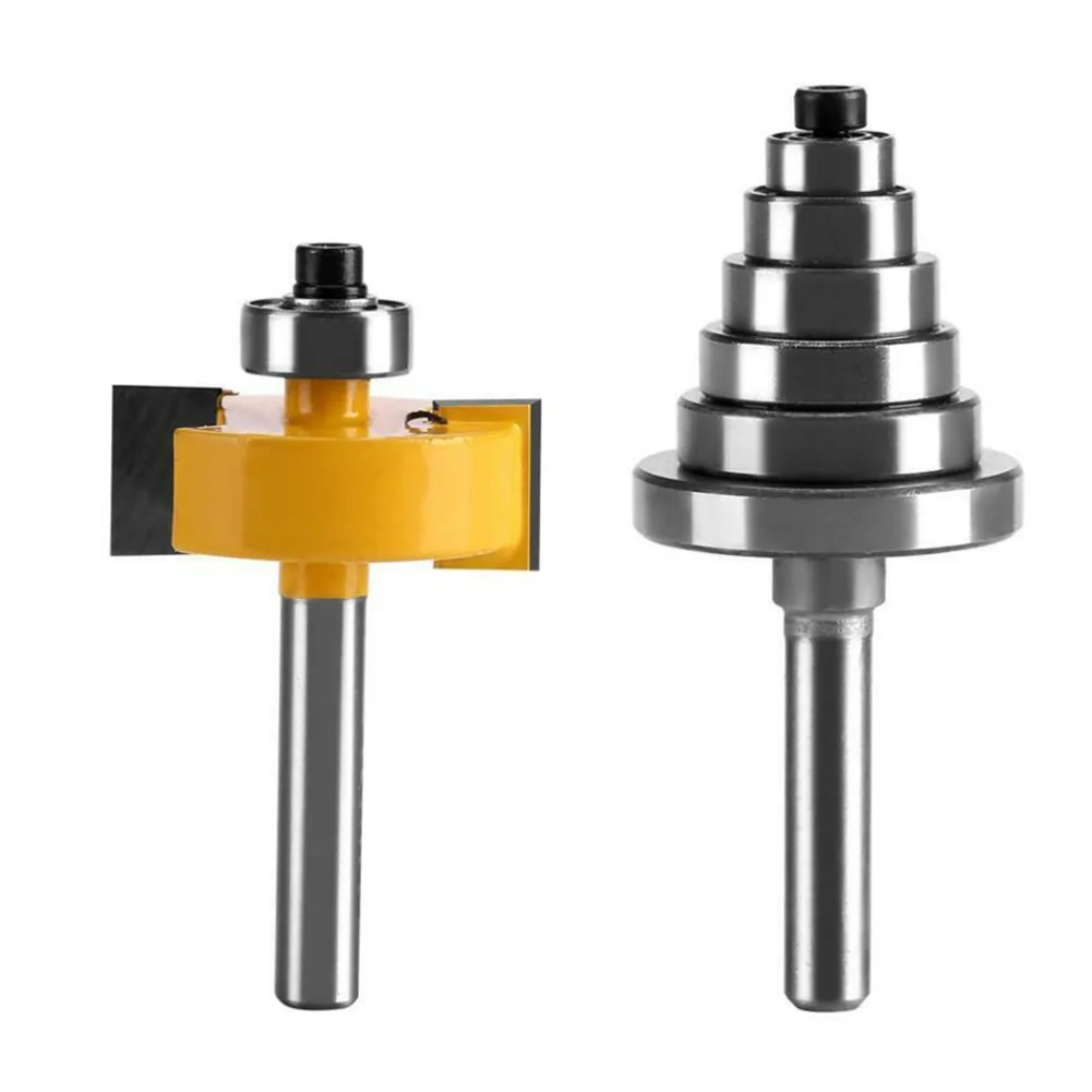 64.5 X 28.6mm Router Bit With Bearings Cemented Carbide Rabbet Router Bit Set 1/2 Or 1/4 Inch Woodworking Cutter Handle Tools
64.5 X 28.6mm Router Bit With Bearings Cemented Carbide Rabbet Router Bit Set 1/2 Or 1/4 Inch Woodworking Cutter Handle Tools