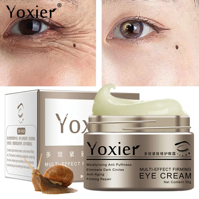 1PCS Eye Cream Remove Dark Circles Anti-puffiness Anti-wrinkle Anti-aging Fade Fine Lines Collagen Snail Extract Skin Care 30ml
1PCS Eye Cream Remove Dark Circles Anti-puffiness Anti-wrinkle Anti-aging Fade Fine Lines Collagen Snail Extract Skin Care 30ml
