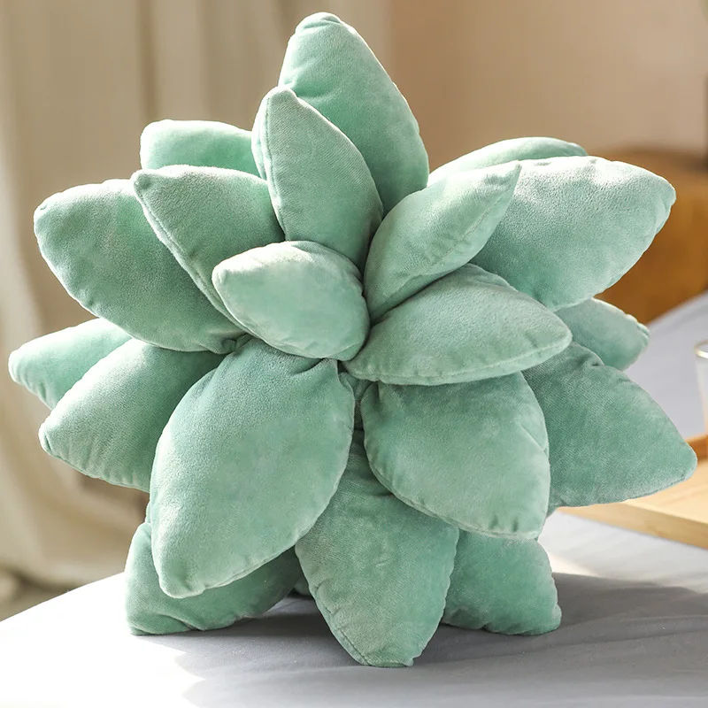 

Meaty Plush Plant Pillow Succulent Cactus Toy Decor Cushion for Garden or Green Lovers Cute Ac Cent Succulents Ins Nordic Style