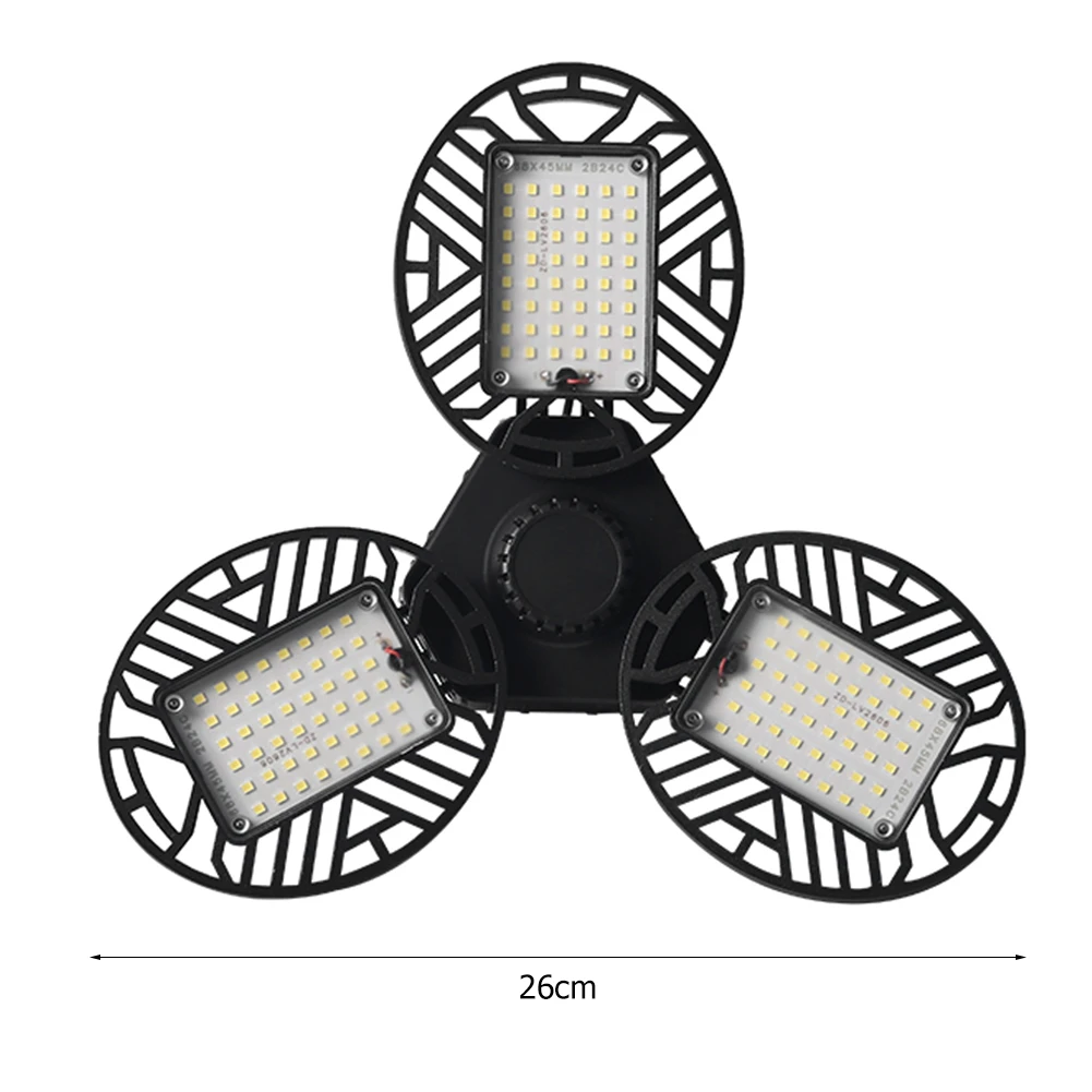 Foldable E27 Bulb 80W Deformable E26 E27 144 LEDGarageLamp LED Garage Lights for Warehouse Factory Gym 85-265V
Foldable E27 Bulb 80W Deformable E26 E27 144 LEDGarageLamp LED Garage Lights for Warehouse Factory Gym 85-265V