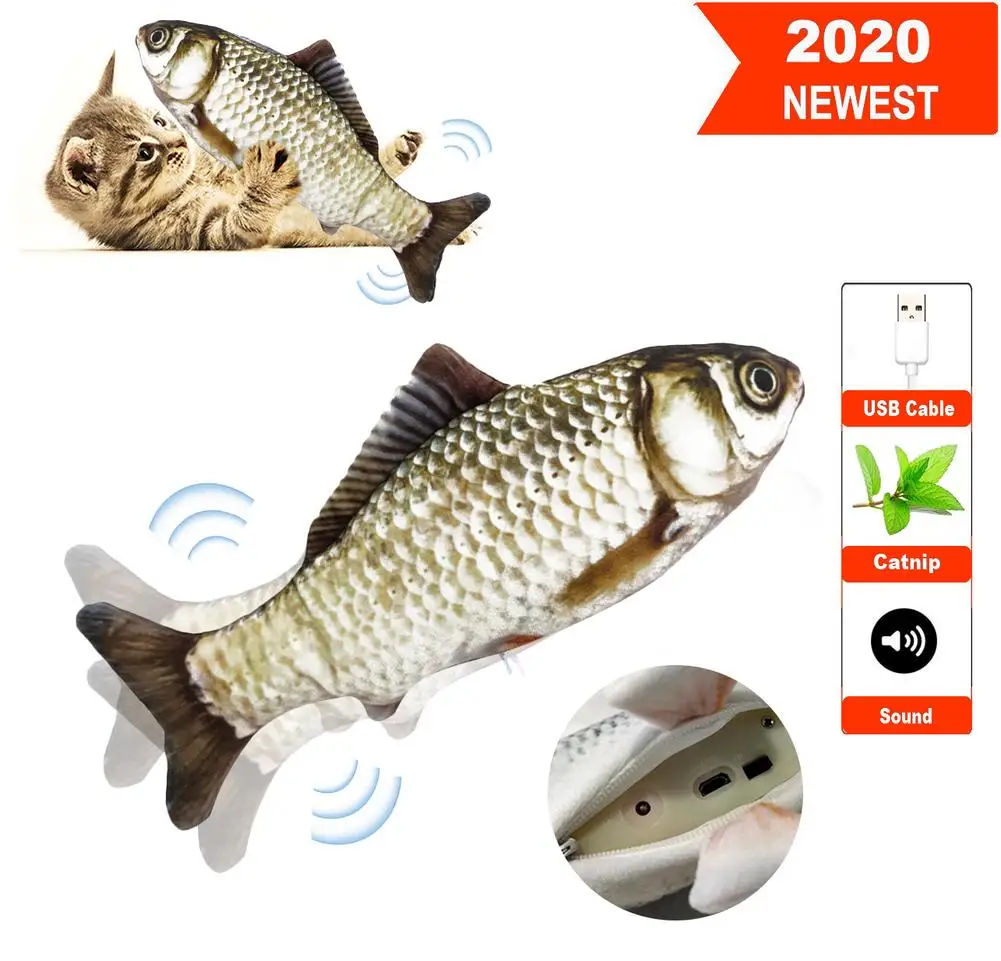 30CM Electronic Pet Cat Toy Electric USB Charging Simulation Fish Toys For Dog Cat Chewing Playing Biting Supplies Dropshiping 
30CM Electronic Pet Cat Toy Electric USB Charging Simulation Fish Toys For Dog Cat Chewing Playing Biting Supplies Dropshiping