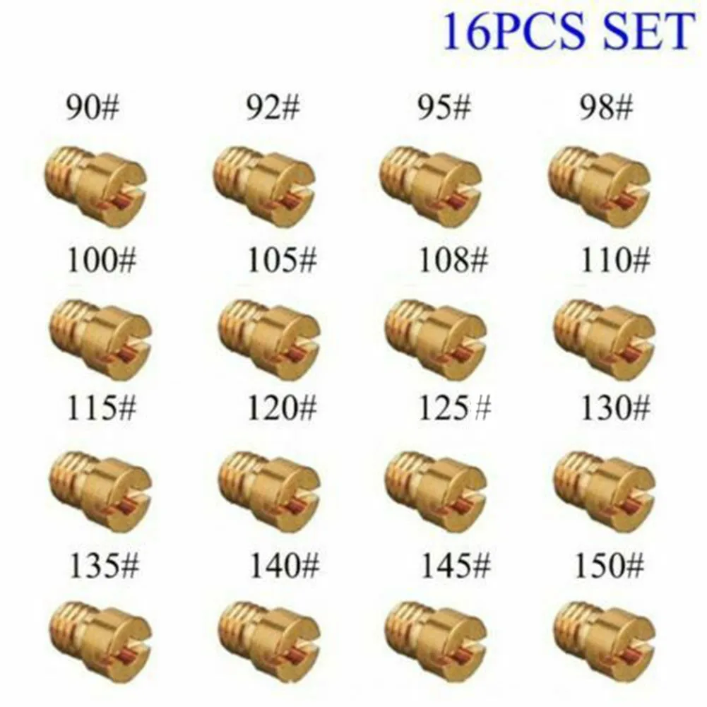 16PCS Motorcycle Carburetor Carb Main Jet Kit For PWK Keihin OKO CVK 90-150 FOR MOST CHINESE SCOOTERS ATVS AND KARTS
16PCS Motorcycle Carburetor Carb Main Jet Kit For PWK Keihin OKO CVK 90-150 FOR MOST CHINESE SCOOTERS ATVS AND KARTS