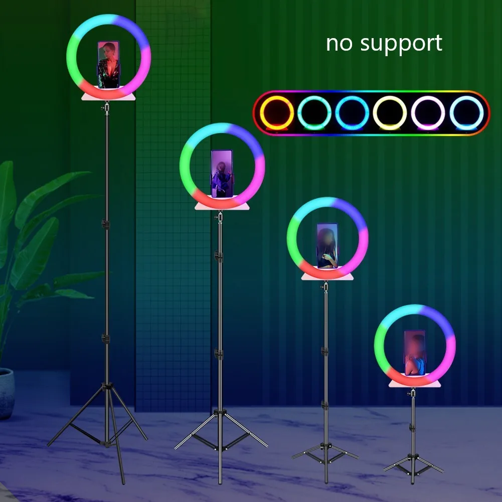 1x Live Light Ring LED Net Red Fill Light Anchor Beauty Photographic Light Ing Light Circle Fill Light Led Color Lamp Makeup
1x Live Light Ring LED Net Red Fill Light Anchor Beauty Photographic Light Ing Light Circle Fill Light Led Color Lamp Makeup
