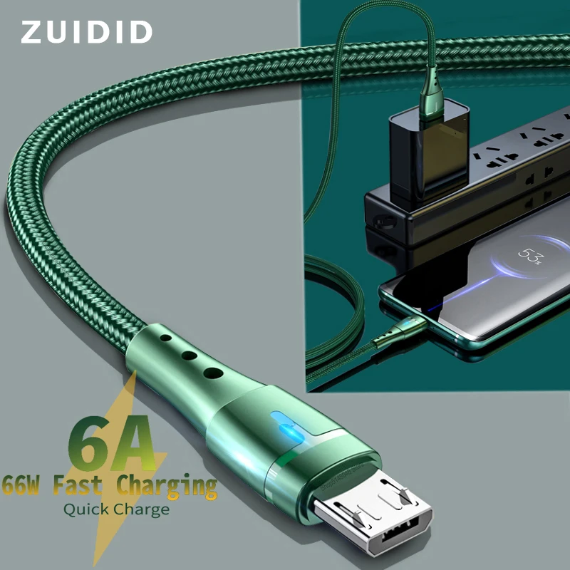 6A Micro USB Cable LED Smartphone Fast Charging Cord Type-C Charger Data Wire For iPhone 11 12 Pro Max Xiaomi 11 Redmi Note 9s
6A Micro USB Cable LED Smartphone Fast Charging Cord Type-C Charger Data Wire For iPhone 11 12 Pro Max Xiaomi 11 Redmi Note 9s