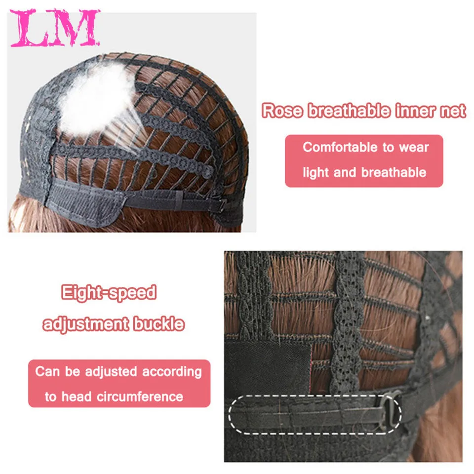 LM Long Ombre Colorful Synthetic Cosplay Lolita Harajuku Wig With Bangs Natural Wavy Wigs Pink Purple Blue Daily Wigs
LM Long Ombre Colorful Synthetic Cosplay Lolita Harajuku Wig With Bangs Natural Wavy Wigs Pink Purple Blue Daily Wigs