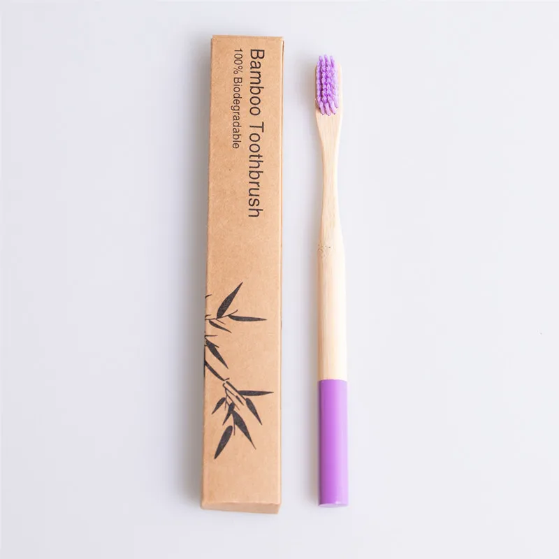 Natural Bamboo Charcoal Toothbrush Colorful Bristles Bamboo Toothbrush Biodegradable Teeth Brush Round Wood Handle Toothbrush
Natural Bamboo Charcoal Toothbrush Colorful Bristles Bamboo Toothbrush Biodegradable Teeth Brush Round Wood Handle Toothbrush