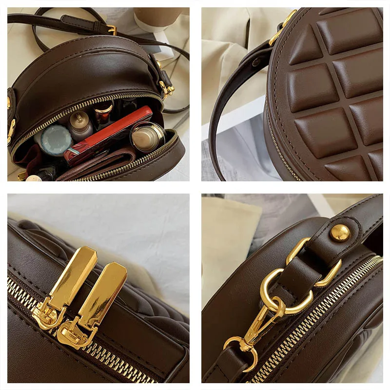 Luxury Women Shoulder Bag Phone Pack And Purse Lingge Round Handbag Fashion Leather Female Shoulder Bag Brand Designer Women Bag
Luxury Women Shoulder Bag Phone Pack And Purse Lingge Round Handbag Fashion Leather Female Shoulder Bag Brand Designer Women Bag