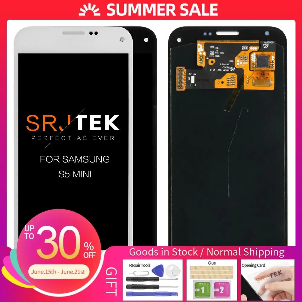 Оригинальный ЖК-дисплей 4,5 ''Super AMOLED для SAMSUNG Galaxy S5 MINI G800 G800F, ЖК-дисплей, сенсорный экран, дигитайзер, Замена + Главная Кнопка
Оригинальный ЖК-дисплей 4,5 ''Super AMOLED для SAMSUNG Galaxy S5 MINI G800 G800F, ЖК-дисплей, сенсорный экран, дигитайзер, Замена + Главная Кнопка
