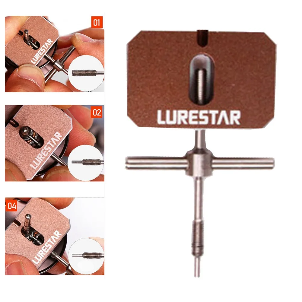 Baitcasting Fishing Reel Spool Pin Puller Spool Maintenance Device Reel Bearing Remover Tools Diy Stainless Steel Pesca Iscas
Baitcasting Fishing Reel Spool Pin Puller Spool Maintenance Device Reel Bearing Remover Tools Diy Stainless Steel Pesca Iscas