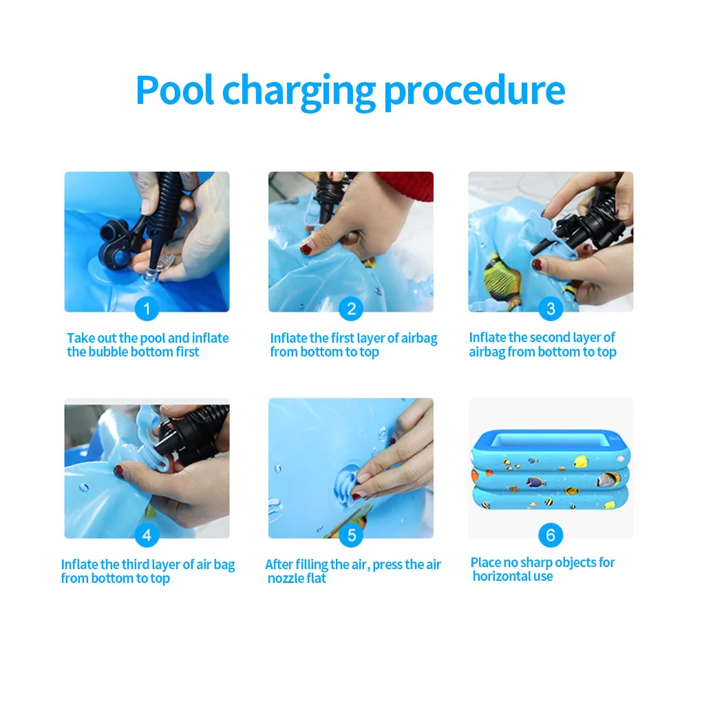 Children Inflatable Pool Baby Home Use Paddling Pool Inflatable Square Swimming Pool Outdoor Summer Adjustable Kids Bathing Tub
Children Inflatable Pool Baby Home Use Paddling Pool Inflatable Square Swimming Pool Outdoor Summer Adjustable Kids Bathing Tub