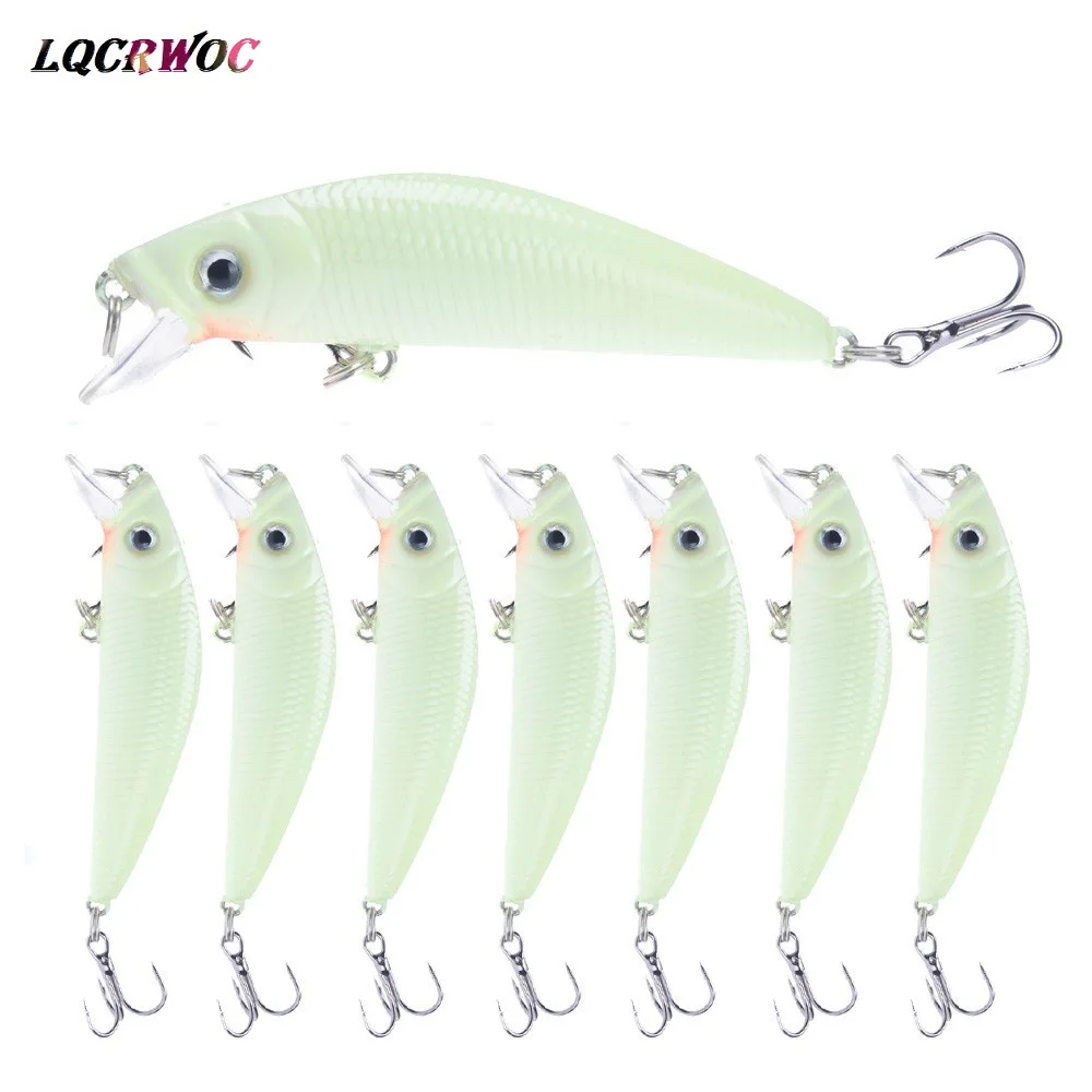 70mm 8g Luminous Fishing Lure ice fish swimbait bass lures pike crankbait whopper plopper pesca japan tackle Glow in the dark
70mm 8g Luminous Fishing Lure ice fish swimbait bass lures pike crankbait whopper plopper pesca japan tackle Glow in the dark