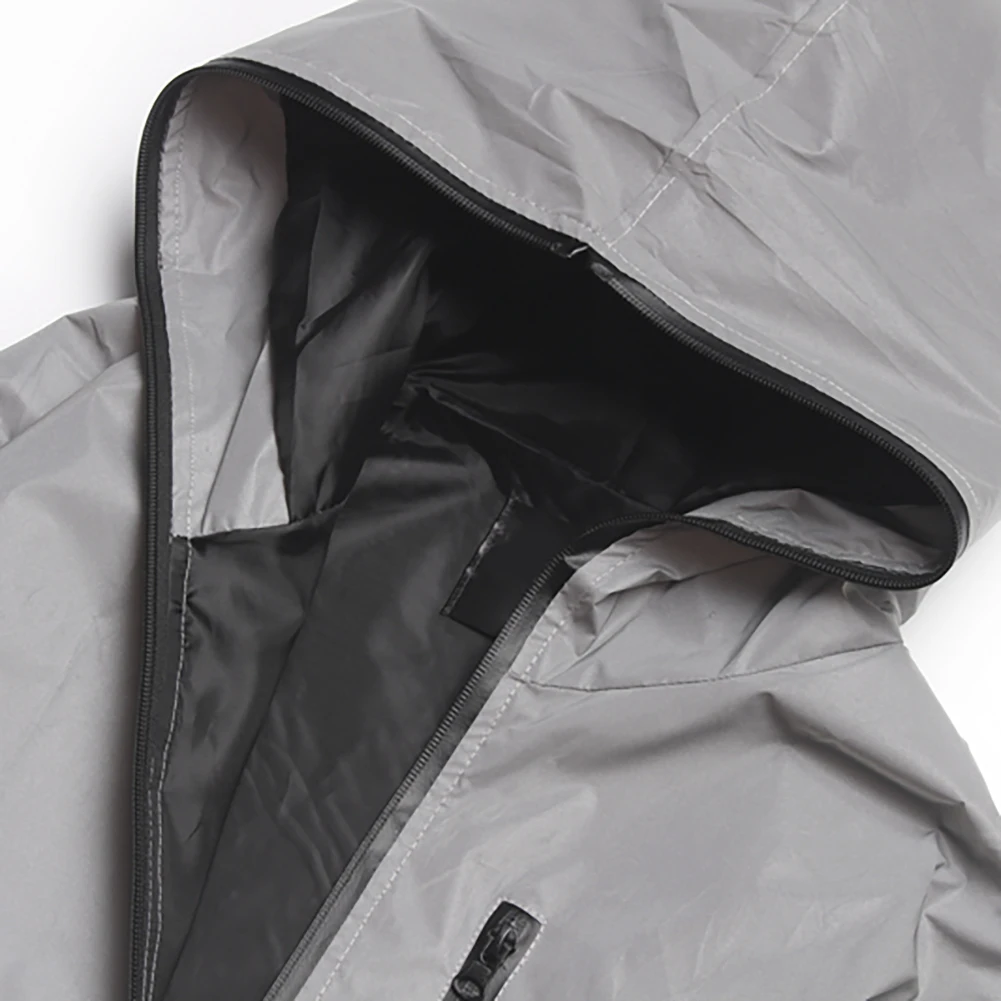 men clothing men jacket Unisex Long Sleeve Zipper Reflective Jacket Hooded Windbreaker Streetwear Coat jacket
men clothing men jacket Unisex Long Sleeve Zipper Reflective Jacket Hooded Windbreaker Streetwear Coat jacket